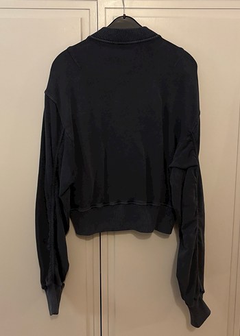 Kadın Kemerli Rahat Kesim Midi Kot Pantolon - Görsel 7