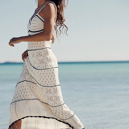 Zara Zata model triko elbise