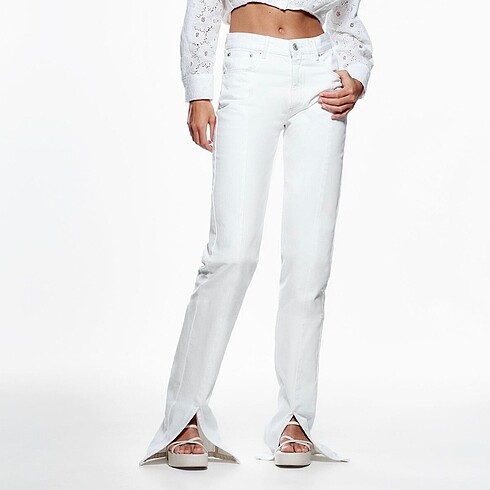 Zara beyaz jeans