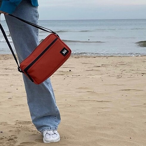 Beden turuncu Renk Munibumbag under arm bag
