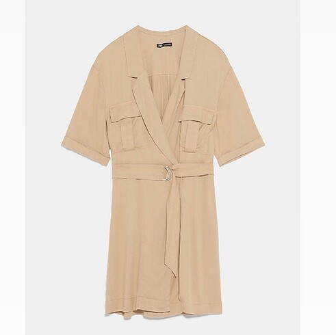 s Beden camel Renk Zara elbise
