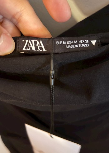 m Beden Zara midi şık elbise
