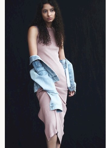 H&M ribanalı elbise