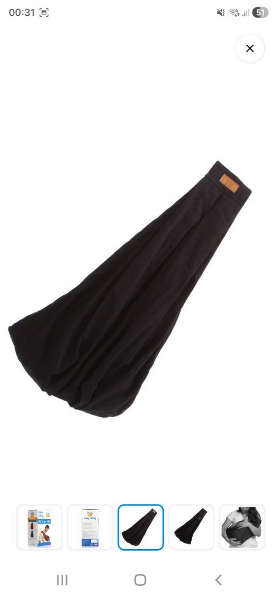 Easy Sling Çok Renkli Bebek Taşıyıcı - Görsel 3