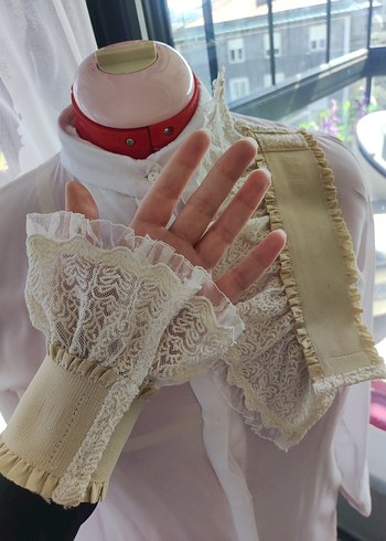 Nakışlı Bej Emzirme Korsesi - Görsel 6