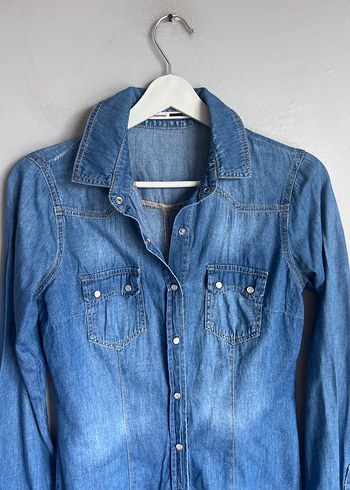 Stradivarius kot gömlek - Görsel 5