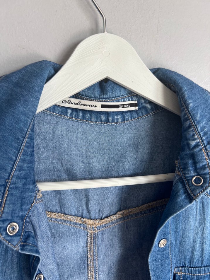 Stradivarius kot gömlek - Görsel 3