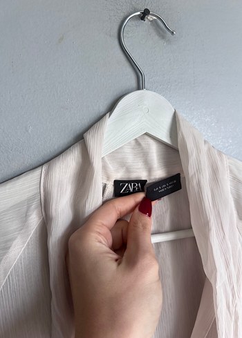 Zara şifon bluz - Görsel 2