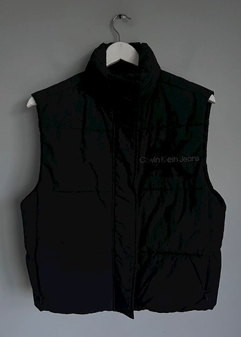 Calvin Klein Siyah Kadın Şişme Yelek - Görsel 9