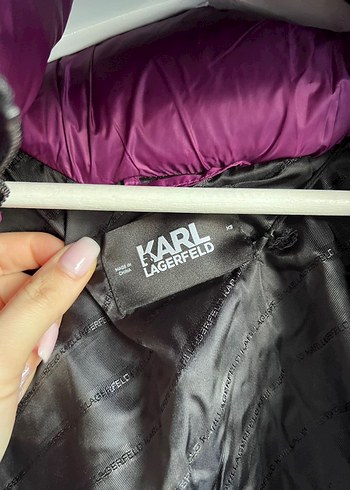 Karl Lagerfeld Yeni Uzun Kadın Kışlık Mont - Görsel 5