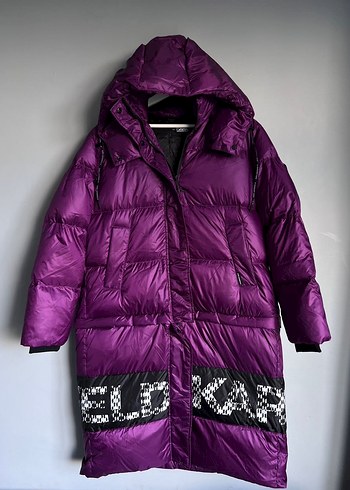 Karl Lagerfeld Yeni Uzun Kadın Kışlık Mont - Görsel 2