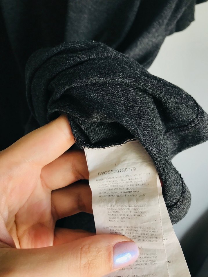 Gri Biker Baskılı Erkek Tişört - Görsel 2