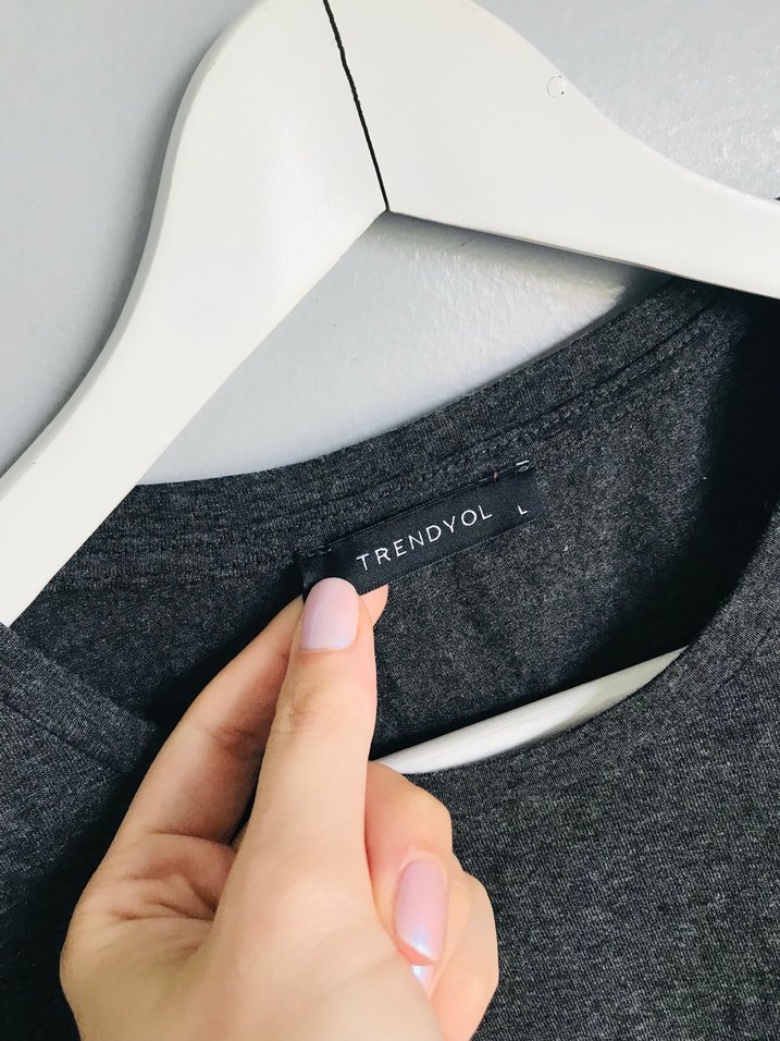 Gri Biker Baskılı Erkek Tişört - Görsel 3