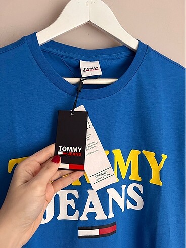 l Beden mavi Renk Tommy hilfiger tshirt
