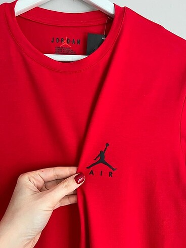 l Beden kırmızı Renk Jordan L Yeni Tişört