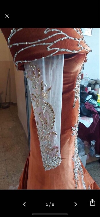 36 Beden altın Renk Balık model bindallı