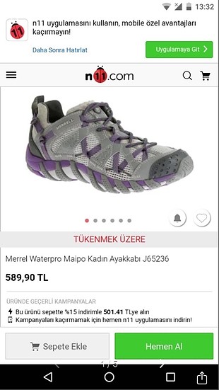 36 Beden Merrell klasiği :)