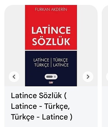 Latince sözlük