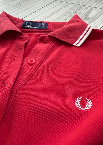 Fred Perry Kırmızı Polo Yaka Kısa Kollu Tişört - Görsel 3