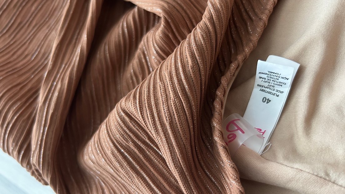 Penti Kahverengi Pilili Kadın Mayo - Görsel 3