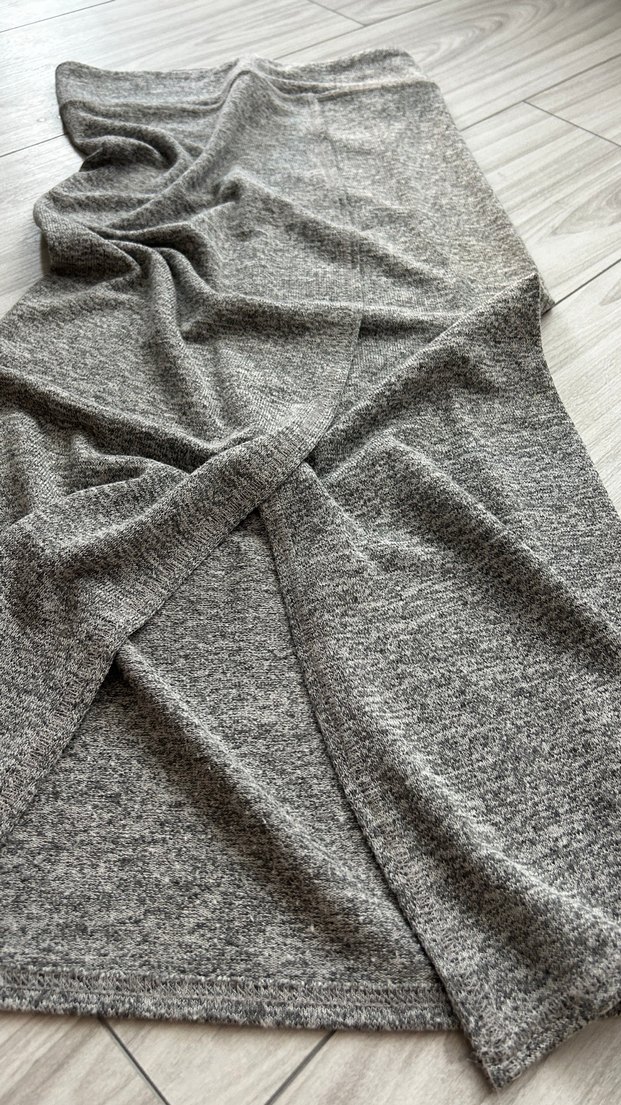 Koton Gri Yandan Yırtmaçlı Kalem Etek - Görsel 3