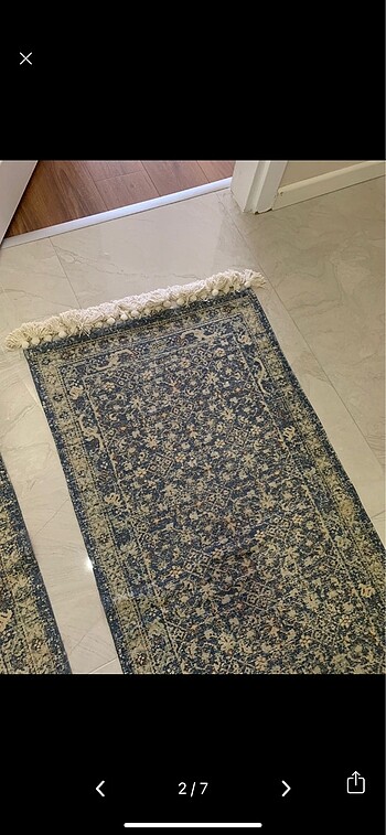 H&M Hm home kilim 2 adet