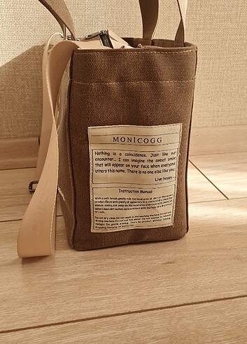 Beden Monicogg mumlu kanvas çanta