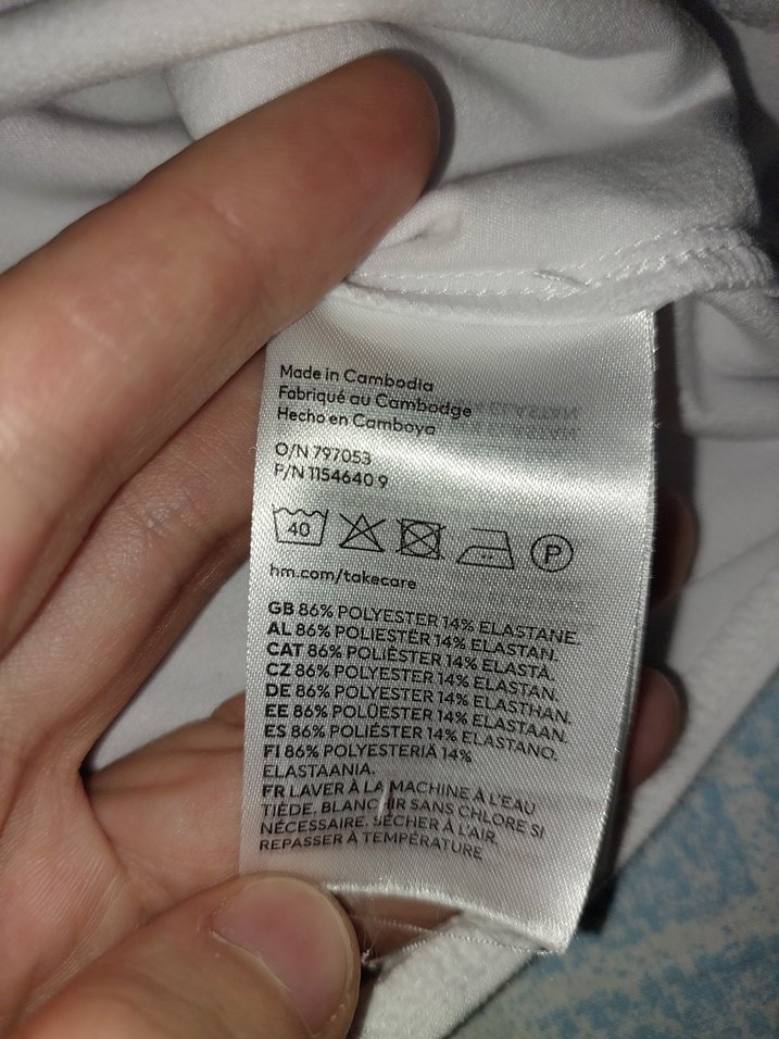 Beyaz Kısa Kollu Hamile Bodysuit zıbın - Görsel 5