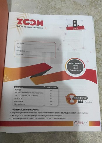 LGS 5 Deneme Sınavı Kitabı