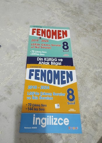 Fenomen 8. Sınıf LGS Çıkmış Sorular Kitapları