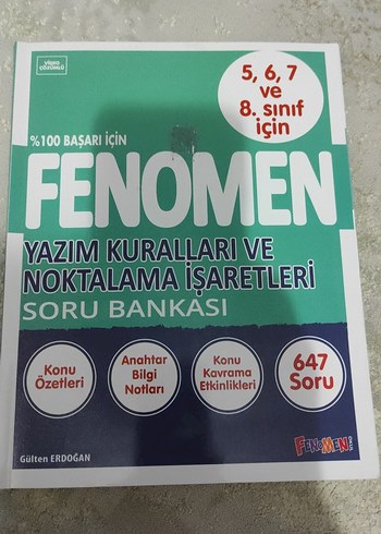 Fenomen Yazım Kuralları ve Noktalama İşaretleri Soru Bankası