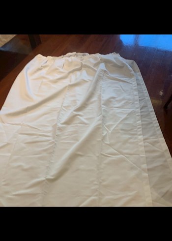 Parlak Beyaz Düz Perde - Görsel 8