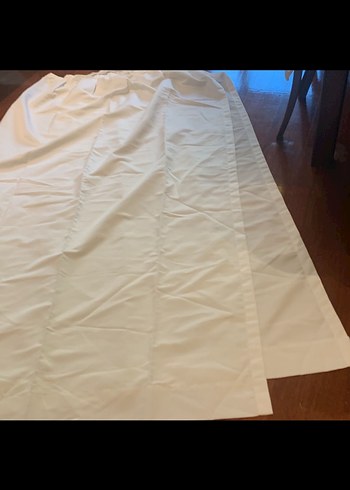 Parlak Beyaz Düz Perde - Görsel 2