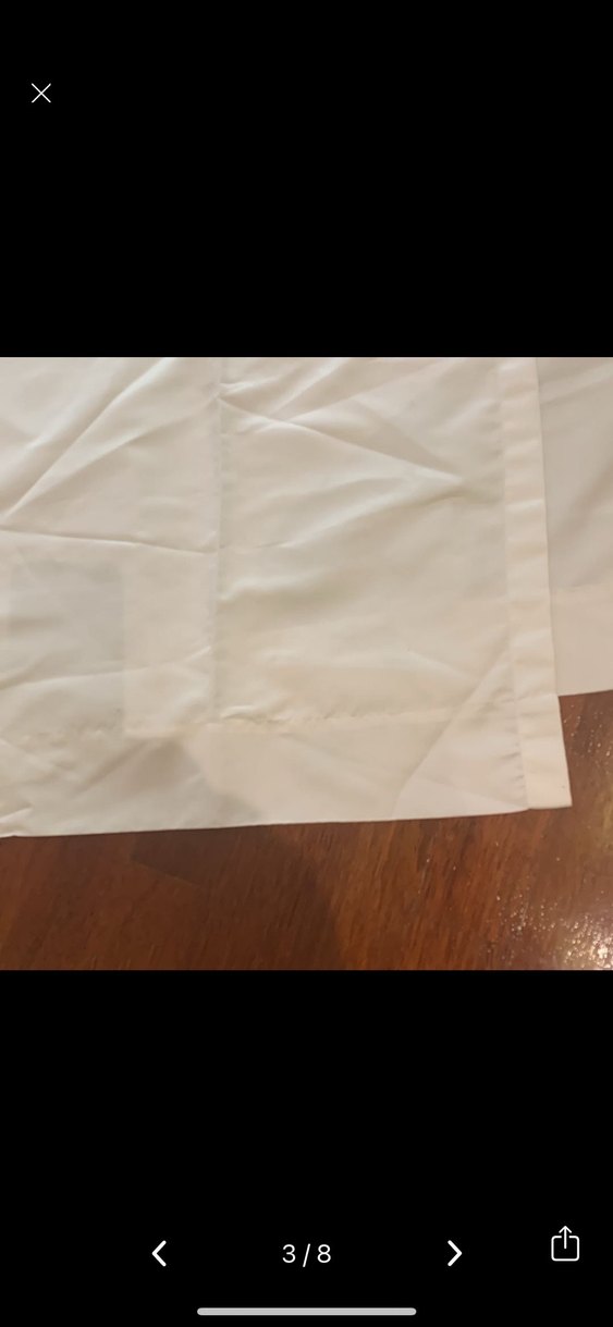 Parlak Beyaz Düz Perde - Görsel 3