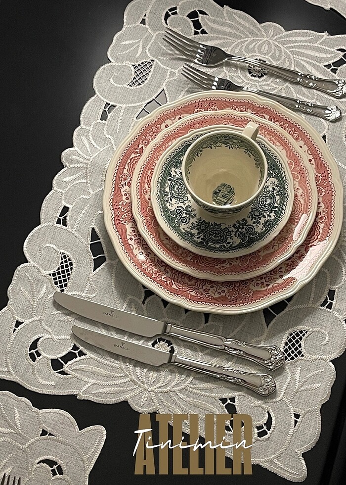 Keten beyaz iş amerikan servis - Görsel 2