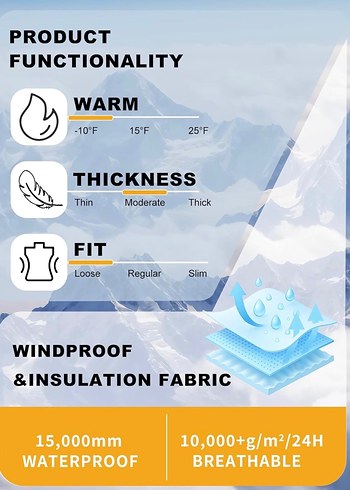 Erkek Kadın Beyaz Kayak Pantolonu - Görsel 7