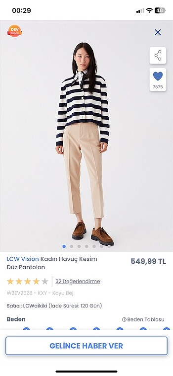 LCW havuç model pantolon