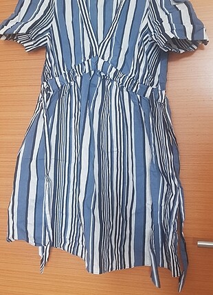 Zara Zara çizgili elbise 