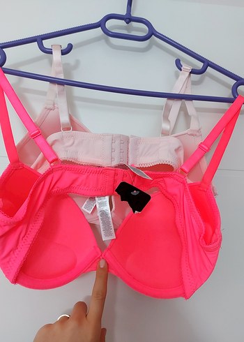 H&M Pembe Minimalist Sütyen 2 li - Görsel 2