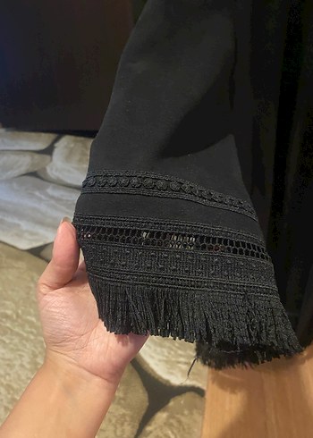 Zara Zara Siyah Süet Midi Ceket