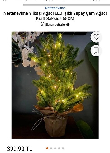 LED'li Yapay Çam ağacı 