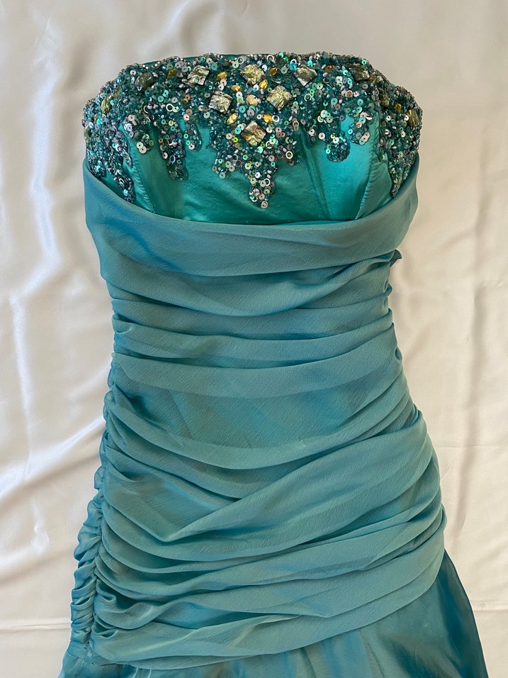 Vintage İşlemeli Abiye Elbise - Görsel 2