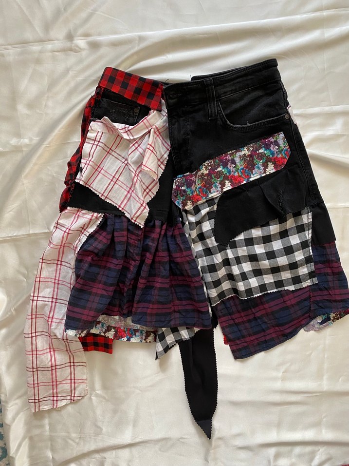 Kadın Çok Renkli Bağlama Desenli Midi Etek - Görsel 4