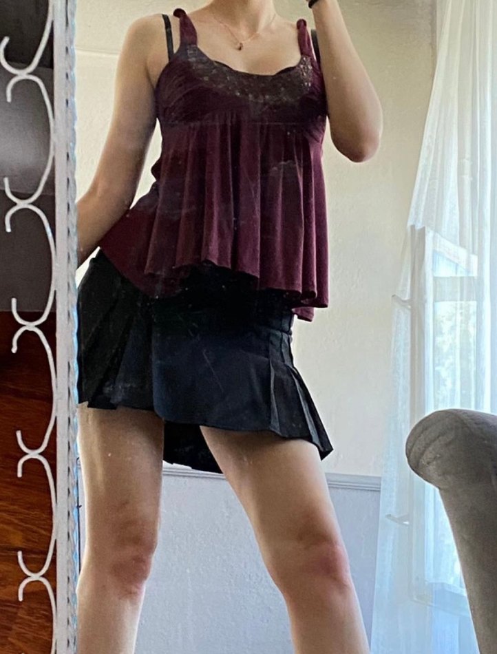 İşlemeli Y2K Vintage Bluz - Görsel 3