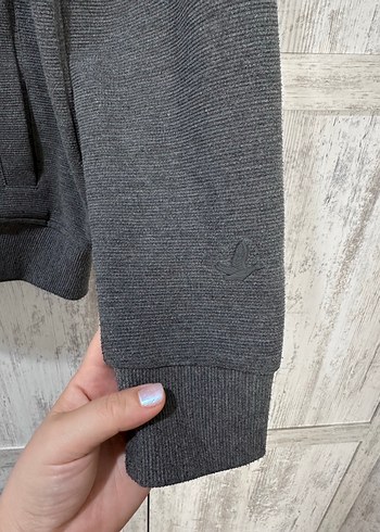 Beymen Club Gri Fermuarlı Kadın Bomber Ceket