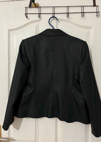 Siyah Düğmeli Kadın Blazer Ceket - Görsel 3