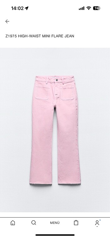 Toz pembe pantolon