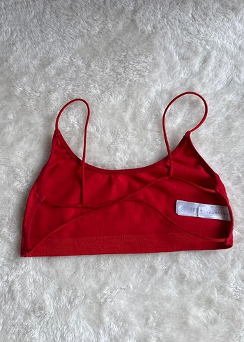 Kırmızı İnce Askılı Bralet - Görsel 2