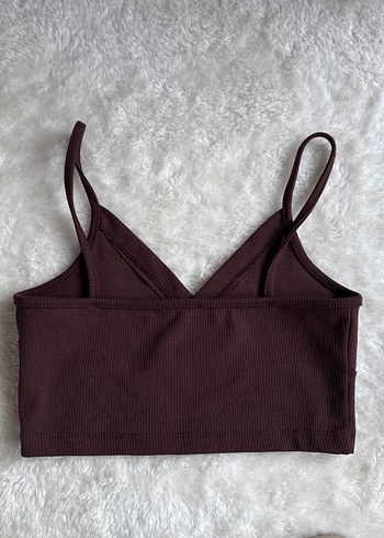 kahverengi Atletik Stil Kadın Bralet - Görsel 2