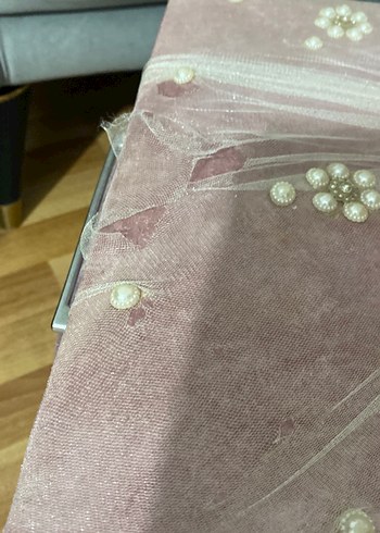  Beden Renk Pembe Kadife Makyaj Organizeri